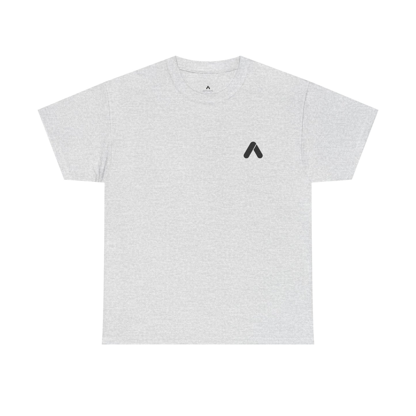 ACTIVATE// Logo Minimalist Unisex Heavy Cotton Tee - Casual Everyday Wear