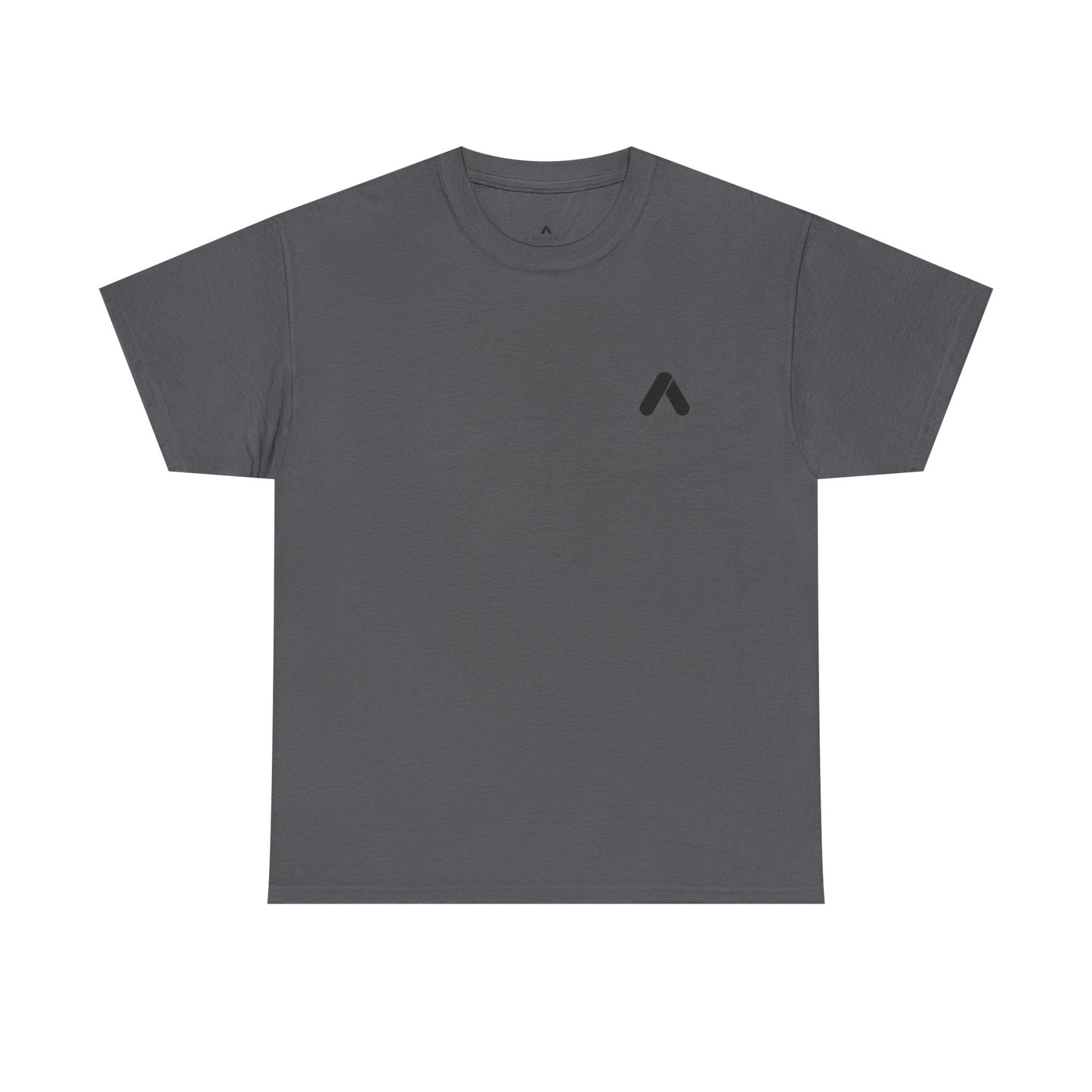 ACTIVATE// Logo Minimalist Unisex Heavy Cotton Tee - Casual Everyday Wear